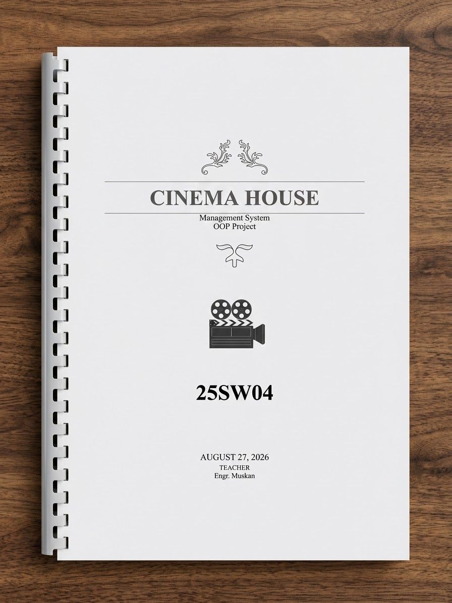 Cinema House Management System project preview